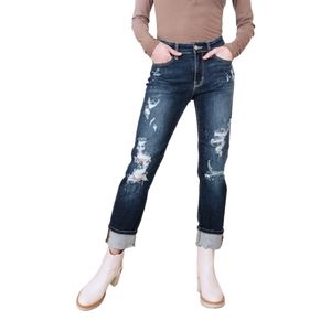 Judy Blue | Distressed Boyfriend Jeans | Size 9/29